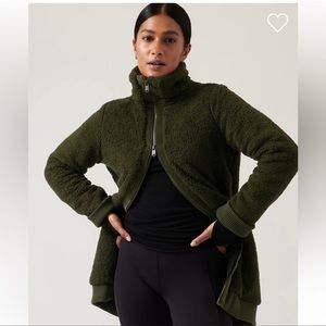 Athleta Tugga Sherpa Coat Jacket